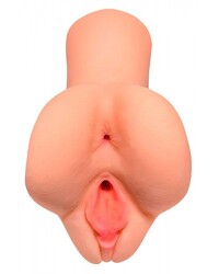 Masturbator in lebensechter Anus-/Vagina-Optik mit Noppen und Rillen - vergleichen und günstig kaufen